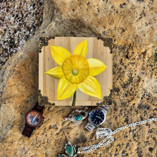 Daffodil Trinket Box