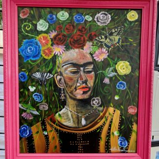 Frida Kahlo Abstract Portrait