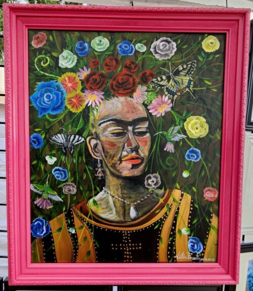 Frida Kahlo Abstract Portrait
