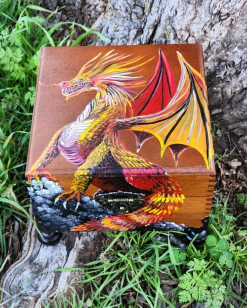 Mystical Dragon | Wooden JewelryBox
