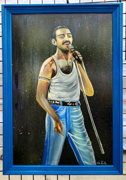 Freddie Mercury Surrealistic Painting