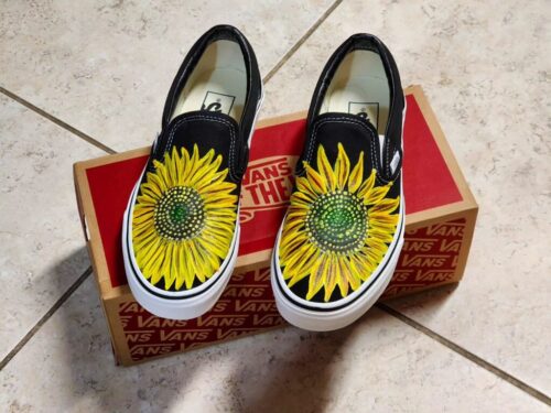 Sunflower & Butterfly | Vans