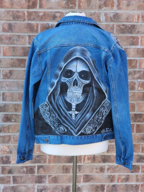 Small Grim Reaper Denim Jacket