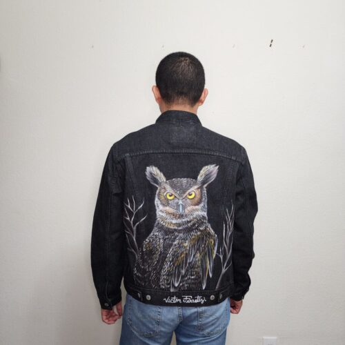 Owl | Denim Jacket