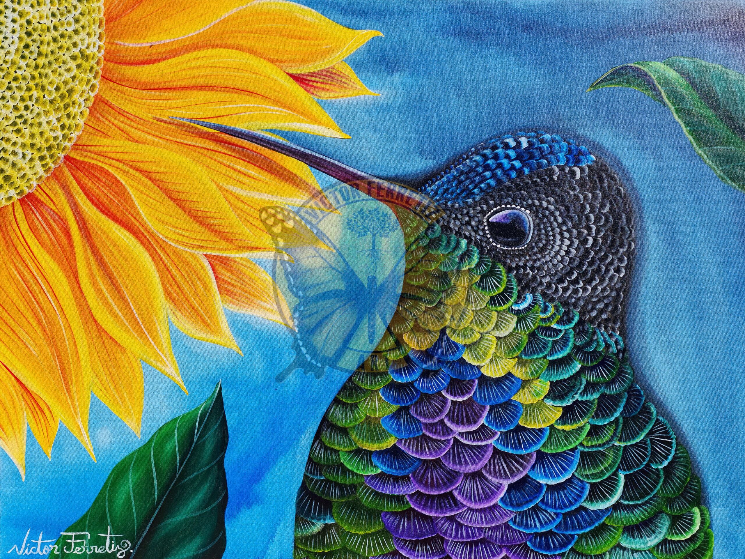 Love Whisper Acrylic on canvas 36″ x 48″