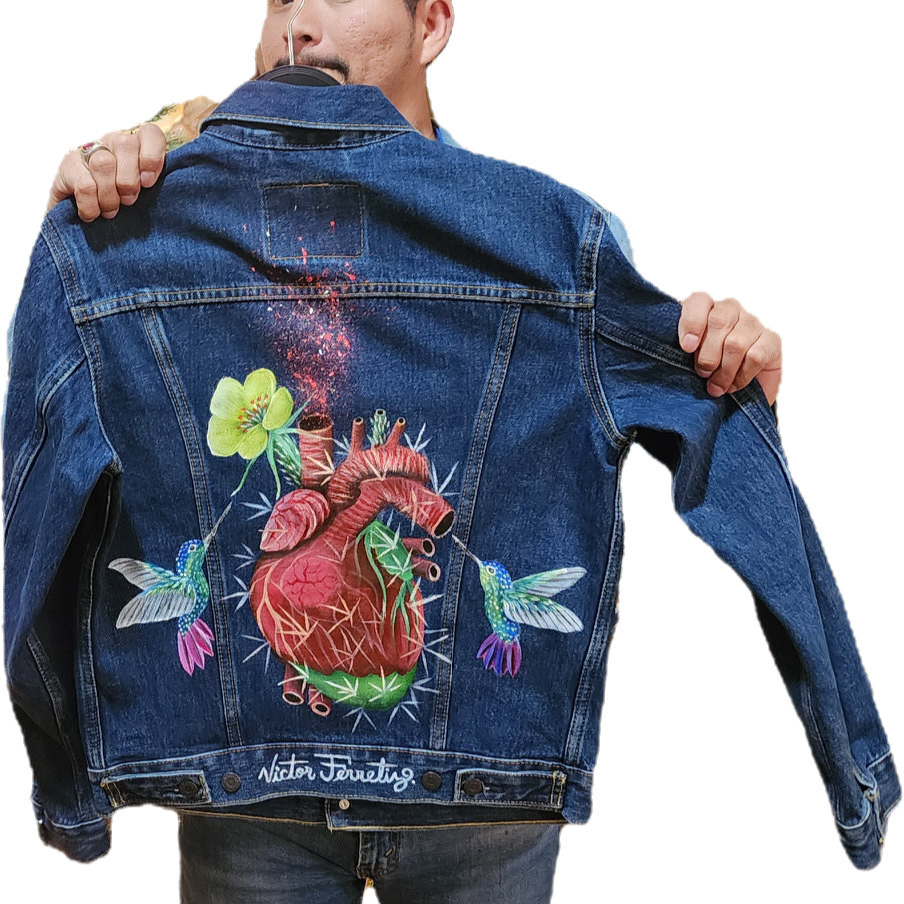 Heart with Thorns Jacket Small, Medium, and, Large Brand-new Levi’s