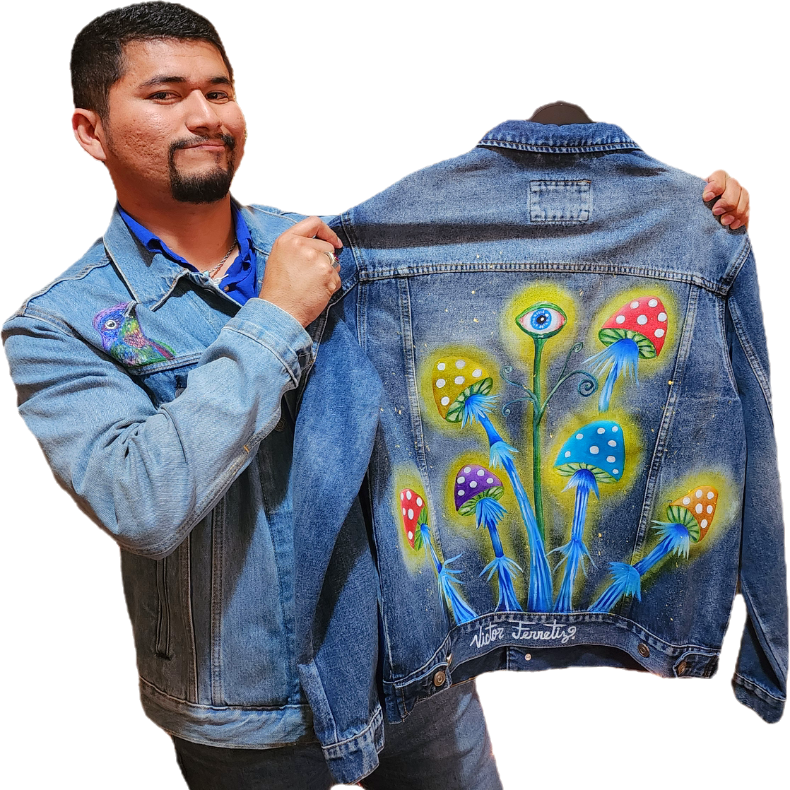 Psychedelic Mushroom Jacket Medium Brand-new Levi’s