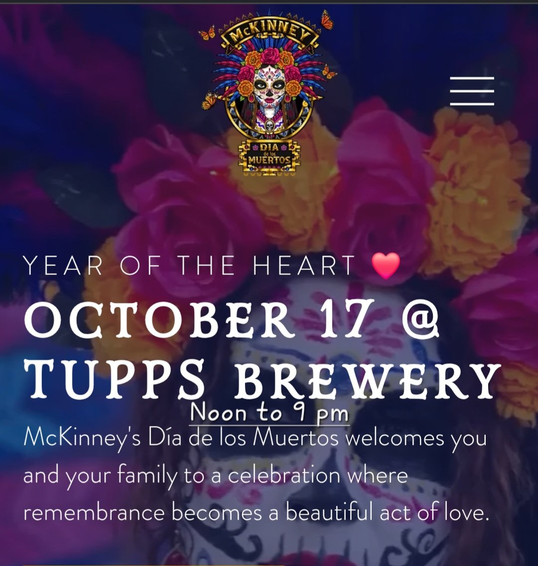 Dia de los Muertos Tupps Brewery Mckinney, TX October 17th Noon - 9 pm